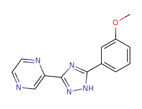 2-[5-(3-methoxyphenyl)-4H-1,2,4-triazol-3-yl]pyrazine