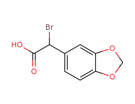 1,3-Benzodioxole-5-acetic acid, a-bromo-