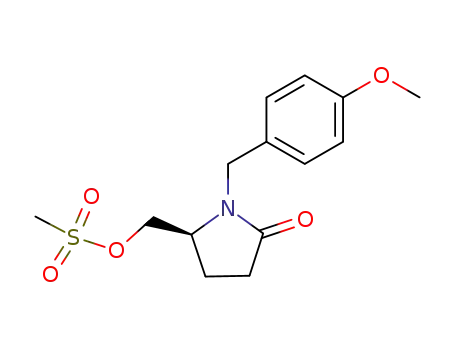 Methanesulfonic acid (S)-1-(4-methoxy-benzyl)-5-oxo-pyrrolidin-2-ylmethyl ester