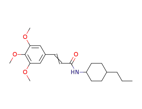 2-Propenamide,N-(4-propylcyclohexyl)-3-(3,4,5-trimethoxyphenyl)-
