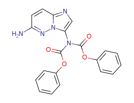 6-amino-3-bis(phenoxycarbomyl)aminoimidazo[1,2-b]pyridazine