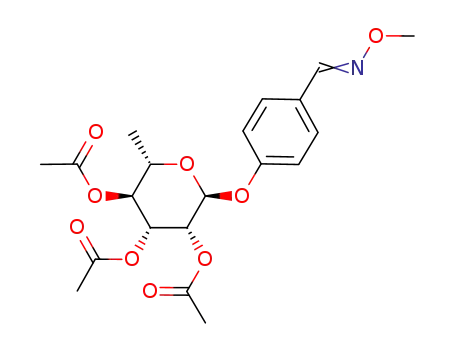 4-(2,3,4-tri-O-acetyl-α-L-rhamnosyloxy)benzaldehyde O-methyloxime