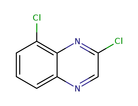 Molecular Structure of 120258-69-7 (2,8-Dichloroquinoxaline)