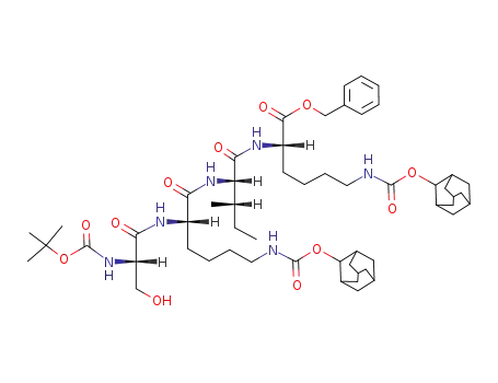 Molecular Structure of 249302-65-6 (Boc-Ser-Lys(2-Adoc)-Ile-Lys(2-Adoc)-OBzl)