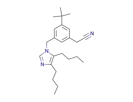 [3-tert-butyl-5-[(4,5-dibutylimidazolyl)methyl]phenyl]acetonitrile