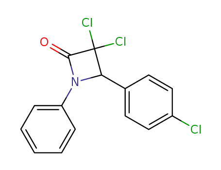 3,3-dichloro-4-(4-chloro-phenyl)-1-phenyl-azetidin-2-one
