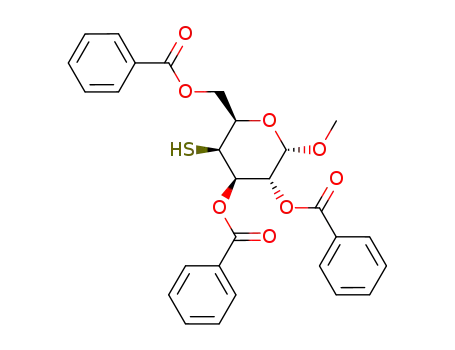 methyl 2,3,6-tri-O-benzoyl-4-thio-α-D-galactopyranoside
