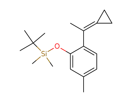1-(2-t-butyldimethylsiloxy-4-methylphenyl)-1-cyclopropylideneethane