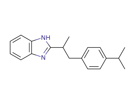 Molecular Structure of 300393-39-9 (2-[2-(4-isopropylphenyl)-1-methylethyl]-1H-benzimidazole)