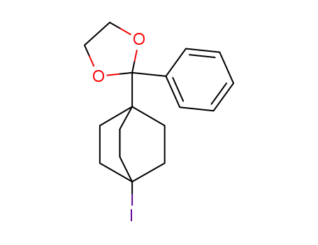 4-benzoyl-1-iodobicyclo[2.2.2]octane 1,2-ethanediyl ketal