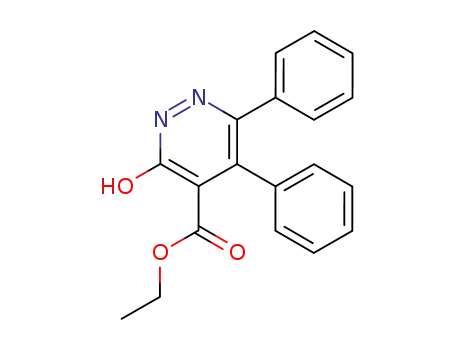 ethyl 2,3-dihydro-5,6-diphenyl-3-oxopyridazine-4-carboxylate