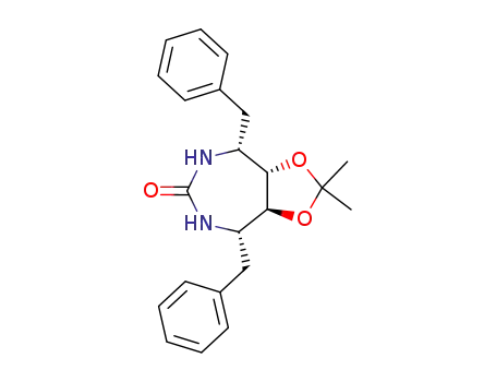 (3aS,4R,8S,8aS)-4,8-Dibenzyl-2,2-dimethyl-hexahydro-1,3-dioxa-5,7-diaza-azulen-6-one