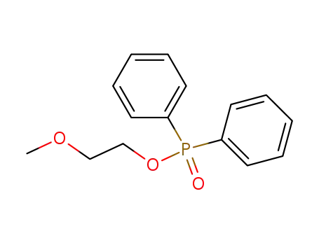 Molecular Structure of 138306-75-9 (Phosphinic acid, diphenyl-, 2-methoxyethyl ester)