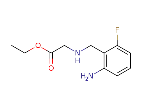 Molecular Structure of 58579-92-3 (Glycine, N-[(2-amino-6-fluorophenyl)methyl]-, ethyl ester)