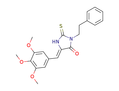 5-((Z)-3,4,5-trimethoxybenzylidene)-3-(2-phenylethyl)-2-thiohydantoin