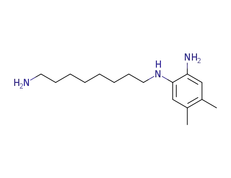 Molecular Structure of 123719-22-2 (N-(8-aminooctyl)-4,5-dimethyl-1,2-benzenediamine)