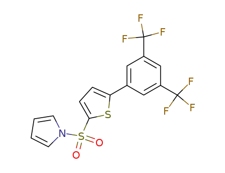 N-{5-[3,5-bis(trifluoromethyl)phenyl]thiophene-2-sulfonyl}pyrrole