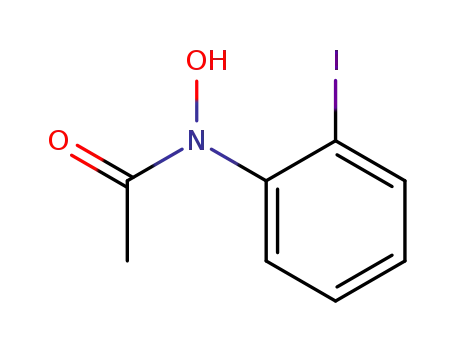 Molecular Structure of 90493-86-0 (Acetamide, N-hydroxy-N-(2-iodophenyl)-)