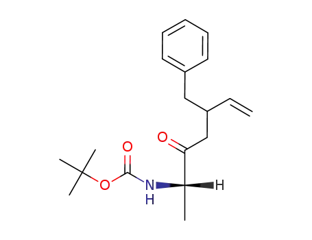6-[(tert-butyloxycarbonyl)amino]-3-benzyl-1-hepten-5-one