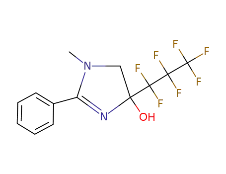 4-heptafluoropropyl-4-hydroxy-1-methyl-2-phenyl-4,5-dihydroimidazole