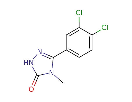 Molecular Structure of 117258-21-6 (5-(3,4-dichlorophenyl)-4-methyl-2,4-dihydro-3H-1,2,4-triazol-3-one)