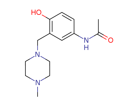 N-{ 4-HYDROXY-3-((4-METHYL-1-PIPERAZINYL) METHYL)- PHENYL}ACETAMIDE