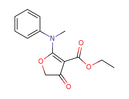 ethyl-4,5-dihydro-4-oxo-2<(N-methyl)phenylamino>-3-furancarboxylate