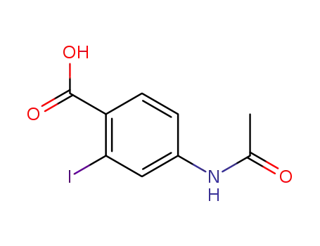 4-acetamido-2-iodobenzoic acid