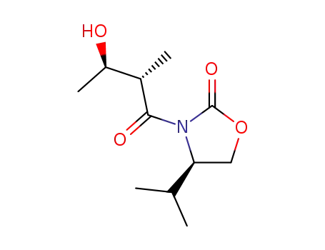 (R)-3-((2S,3R)-3-Hydroxy-2-methyl-butyryl)-4-isopropyl-oxazolidin-2-one