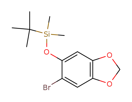 2-bromo-1-tert-butyldimethylsilyloxy-4,5-methylenedioxybenzene