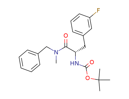 Carbamic acid,  [1-[(3-fluorophenyl)methyl]-2-[methyl(phenylmethyl)amino]-2-oxoethyl]-,  1,1-dimethylethyl ester, (S)-