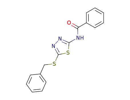 <i>N</i>-(5-benzylsulfanyl-[1,3,4]thiadiazol-2-yl)-benzamide