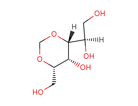 Molecular Structure of 3013-59-0 (2,4-O-methylidenehexitol)