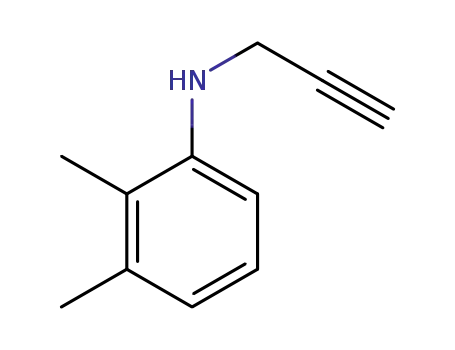Molecular Structure of 1048921-98-7 ((2,3-DIMETHYL-PHENYL)-PROP-2-YNYL-AMINE)