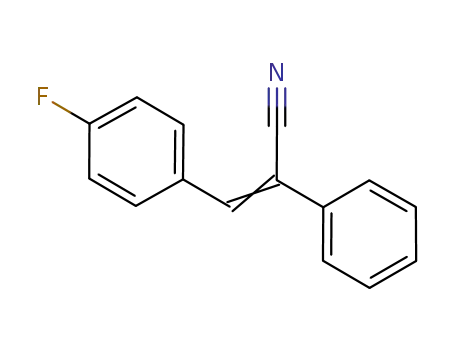 Molecular Structure of 324-61-8 (Benzene, 1-fluoro-4-(2-cyano-2-phenylethenyl))