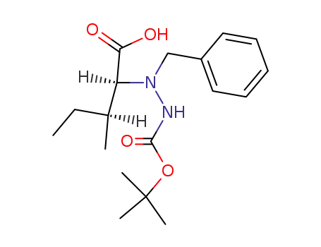 Molecular Structure of 188777-47-1 ((S)-(+)-NALPHA-BENZYL-NBETA-BOC-L-HYDRAZINOISOLEUCINE)