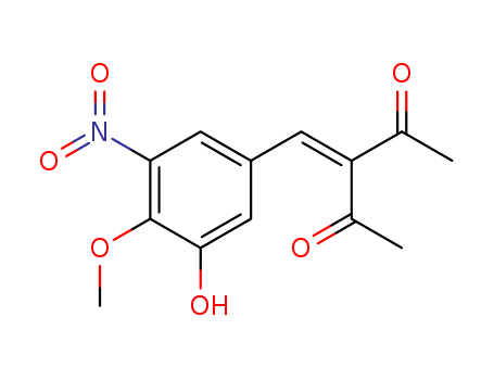 3-(3-HYDROXY-4-METHOXY-5-NITROBENZYLIDENE)-2,4-PENTANEDIONE