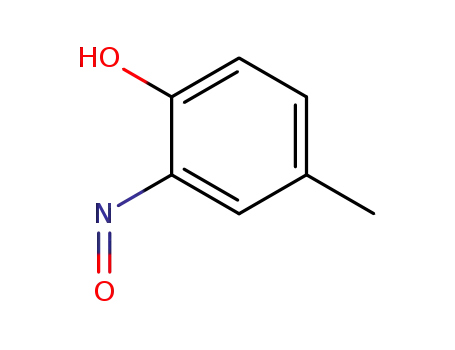 Molecular Structure of 39825-16-6 (Phenol, 4-methyl-2-nitroso-)
