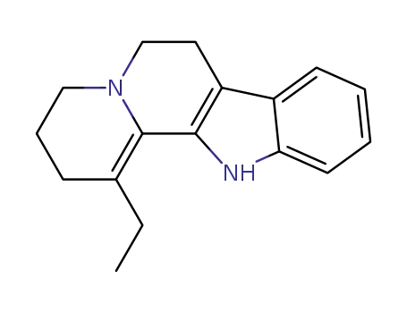 Molecular Structure of 40163-47-1 (Indolo[2,3-a]quinolizine,1-ethyl-2,3,4,6,7,12-hexahydro-)