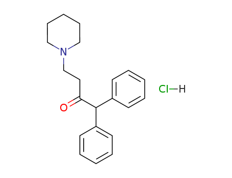 2-Butanone,1,1-diphenyl-4-(1-piperidinyl)-, hydrochloride (1:1) cas  5446-73-1
