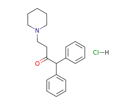 Molecular Structure of 5446-73-1 (1,1-diphenyl-4-(piperidin-1-yl)butan-2-one)