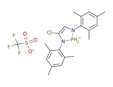 4-Chloro-1,3-dimesityl-1,3,2-diazaphospholenium triflate