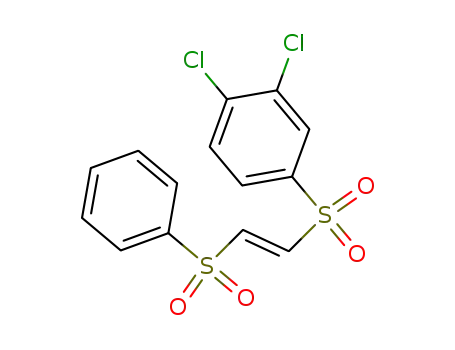 4-((E)-2-Benzenesulfonyl-ethenesulfonyl)-1,2-dichloro-benzene