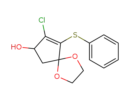 1,4-Dioxaspiro[4.4]non-8-en-7-ol, 8-chloro-9-(phenylthio)-