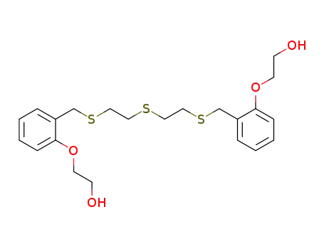 2-[2-(2-{2-[2-(2-hydroxy-ethoxy)-benzylsulfanyl]-ethylsulfanyl}-ethylsulfanylmethyl)-phenoxy]-ethanol