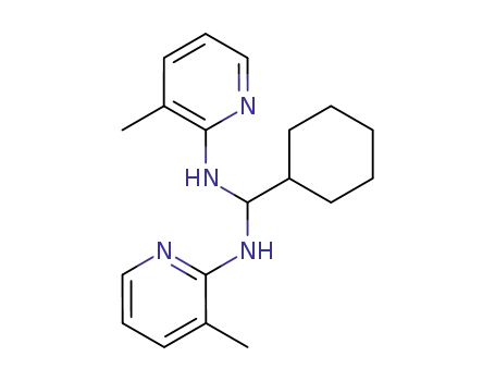 Methanediamine, 1-cyclohexyl-N,N'-bis(3-methyl-2-pyridinyl)-