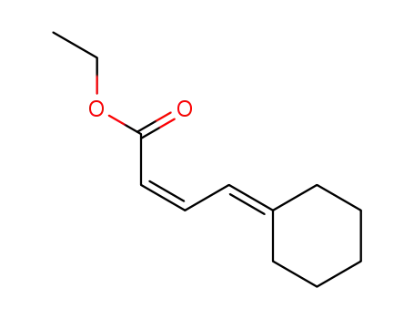 Molecular Structure of 690965-95-8 (ethyl (2Z)-4-cyclohexylidenebut-2-enoate)