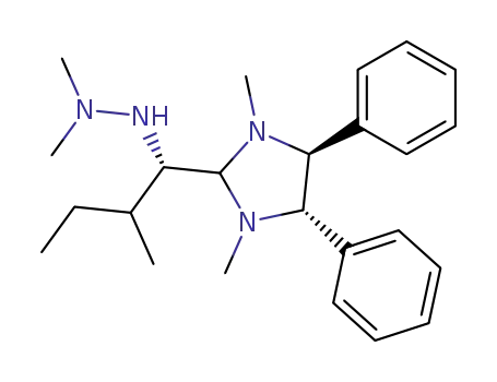 (4S,5S)-2-<(S)-1-(N,N-dimethylhydrazino)-2-methylbutyl>-1,3-dimethyl-4,5-diphenylimidazolidine