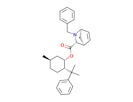 2-Azabicyclo[2.2.1]hept-5-ene-3-carboxylic acid, 2-(phenylmethyl)-,
(1S,2S,5R)-5-methyl-2-(1-methyl-1-phenylethyl)cyclohexyl ester,
(1R,3R,4S)-