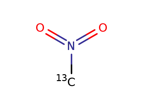 Molecular Structure of 32480-00-5 (NITROMETHANE-13C)